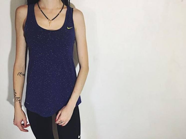 Женская майка Nike Dri-Fit найк Срр идеал оригинал фиолетовая