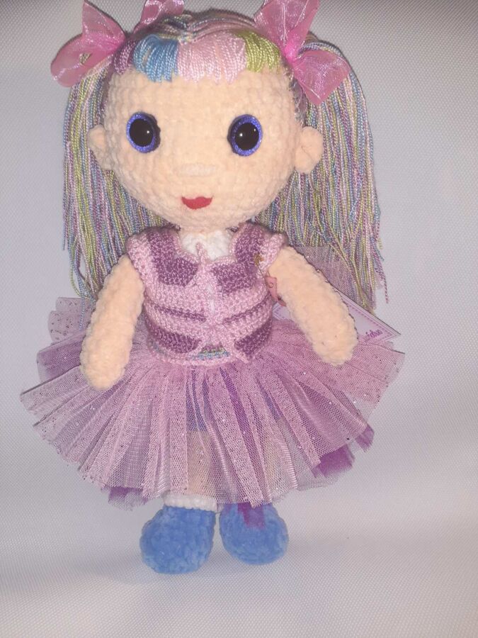 Мягкая игрушка Куколка-принцесса ручной работы.