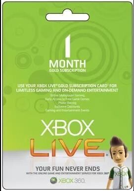 Подписки Золотой Статус Xbox Live Gold (Все Страны)
