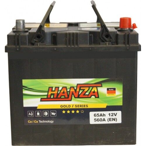 Аккумулятор автомобильный Hanza Gold 6CT 65Ah 560A