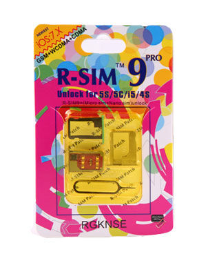 R-sim 9 Pro unlock Apple iphone 4S, 5.
