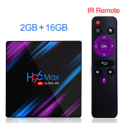 TV box медиаплеер H96 Max 2/16 Gb, Android 9, WIFI