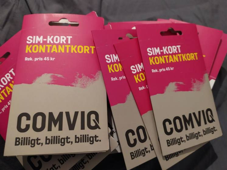 Сим карты Comviq Швеция, симки, стартовые пакеты, sim