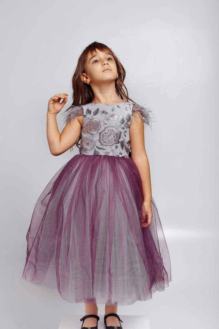 Нарядное, выпускное детское платье Purple
