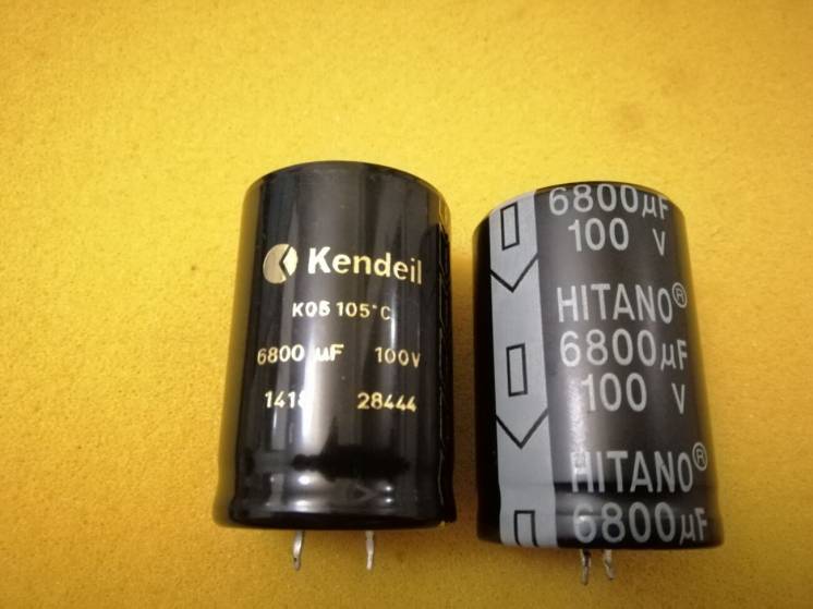 Конденсатори Kendeil 6800мкФ. 100в.