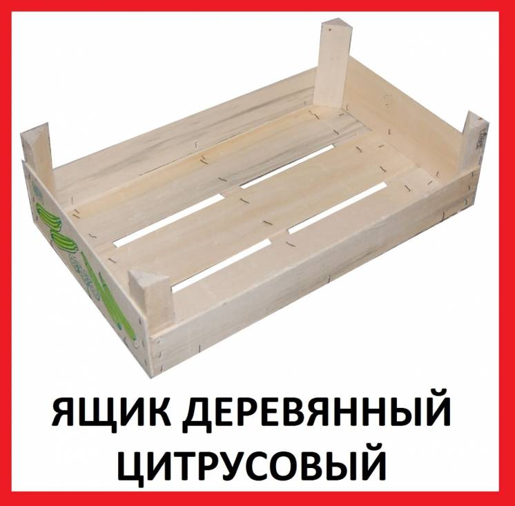 Ящик цитрусовый деревянный 5000 шт.