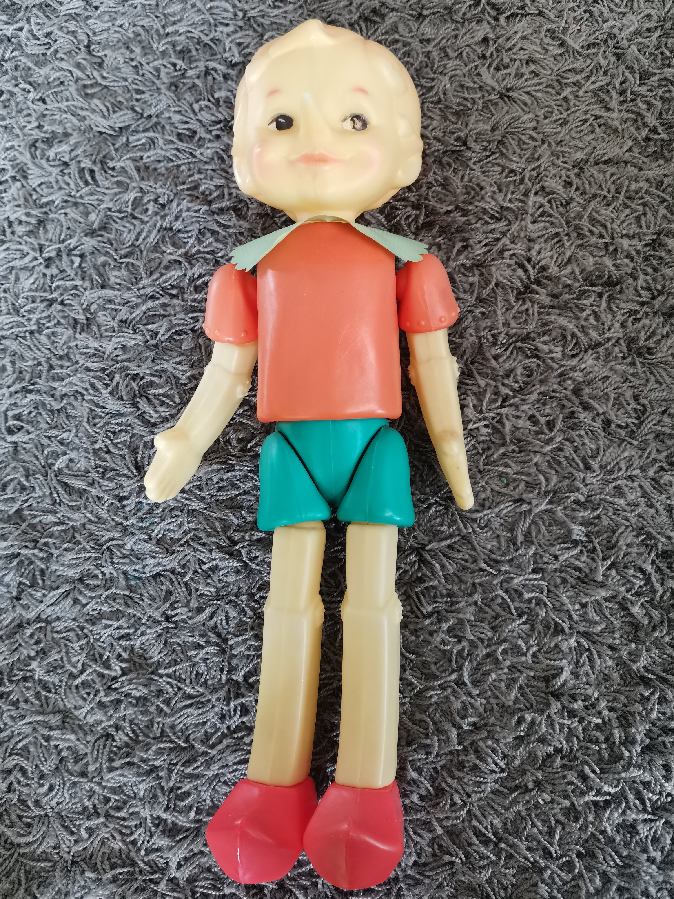 Буратино игрушка пластик пластиковый ссср кукла советский