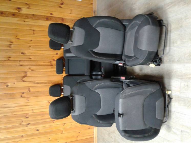 Салон сидушки сидения Черная ткань Jeep Cherokee 2014-2019г