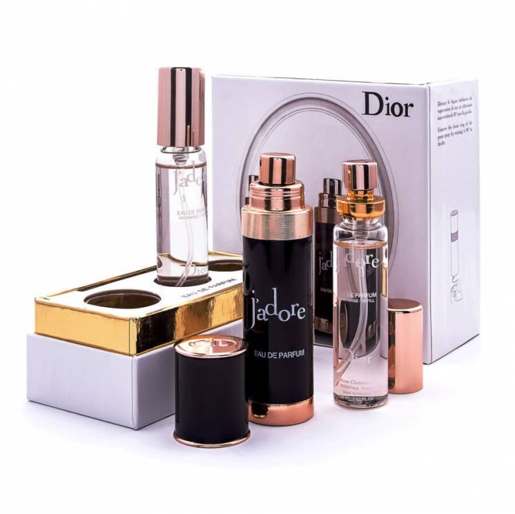 Женский набор мини-парфюмов Christian Dior J'adore 3 в 1 (3 по 20 мл)