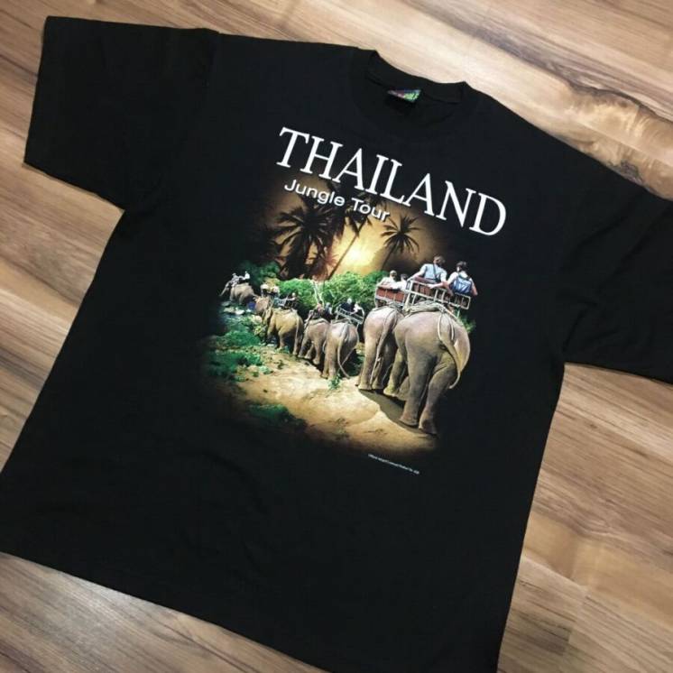Thailand XL jungle tour футболка мужская новая