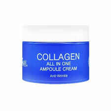 Ампульный крем Ekel Collagen All in One Ampoule Cream с коллагеном