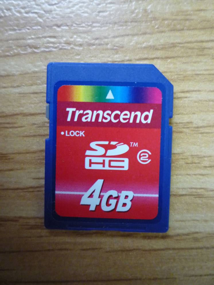 Карта пам'яті SD 4GB (Transcend)