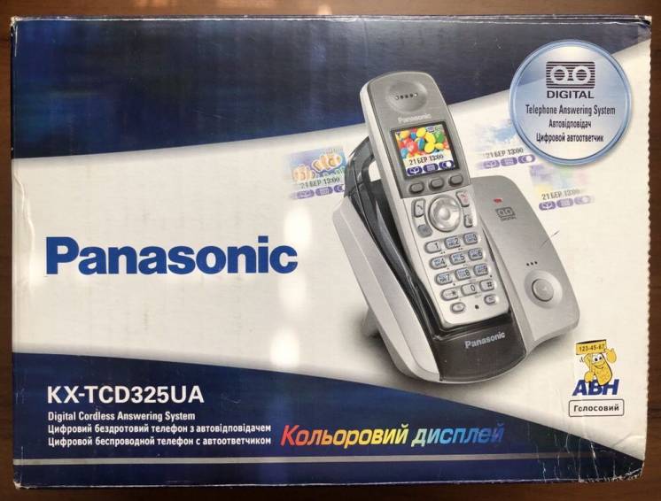 Радиотелефон с автоответчиком Panasonic KX-TCD325UA