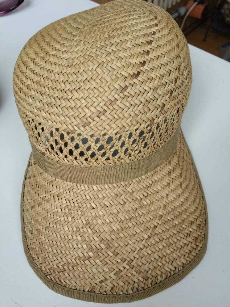 Соломенная шляпа с козырьком от солнца германия размер 55-56