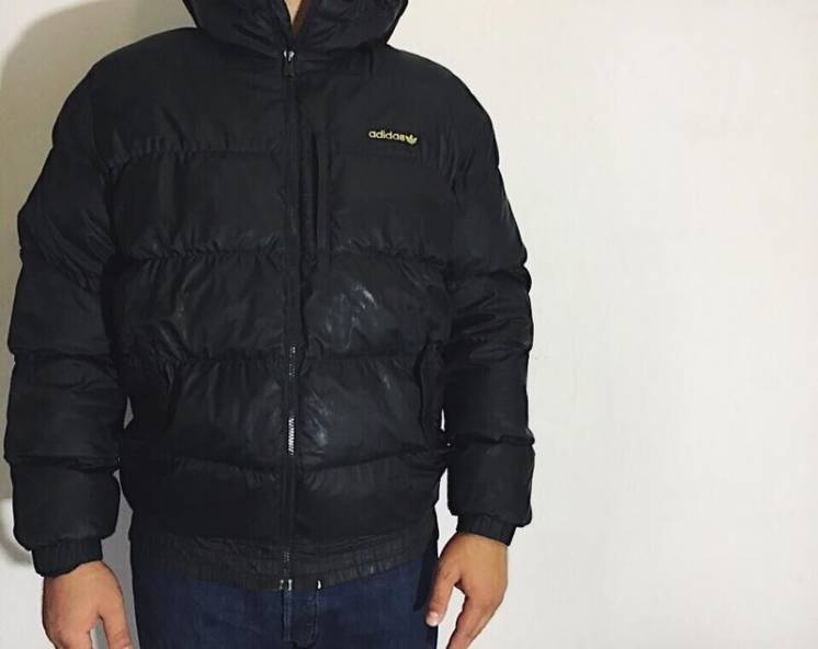Мужская зимняя куртка Adidas Адидас Лрр идеал оригинал черная