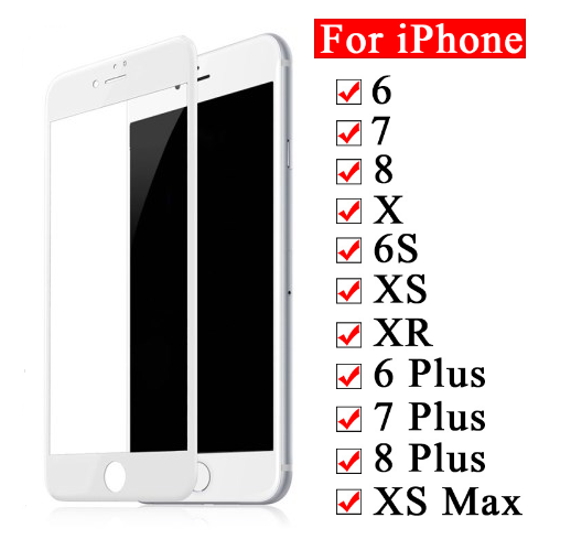 Захисне скло для iPhone: 5,5s,5c,5se,6,6s,6s ,6 ,7,7 ,8,8 ,X,XR,XS MAX