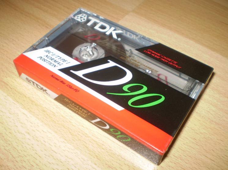 Кассеты / аудиокассеты TDK D 90 (1991г.) - Тип I