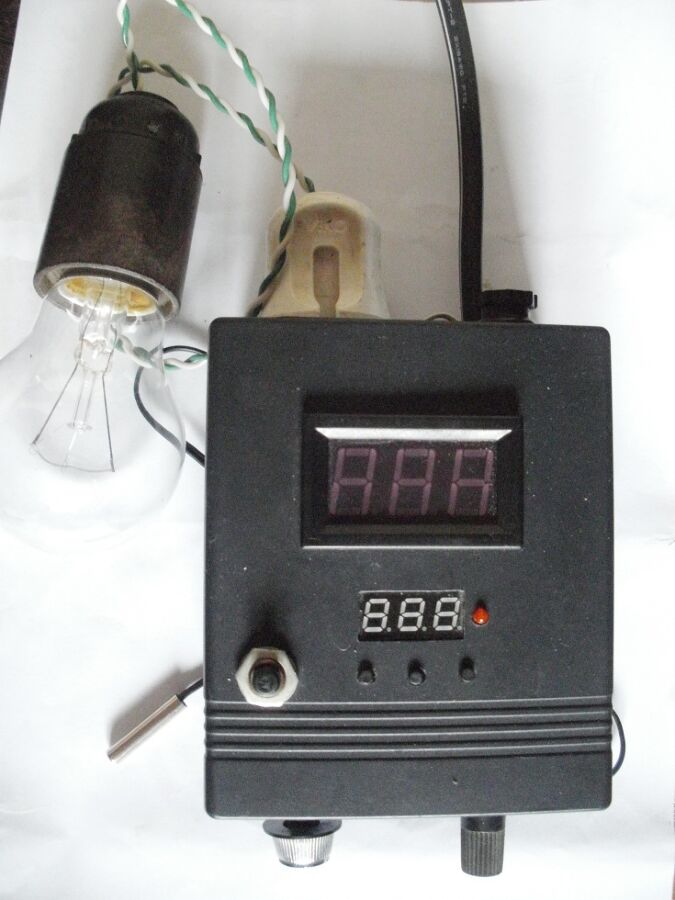 Термостат с регулятором мощности сети до 5.5 кВт
