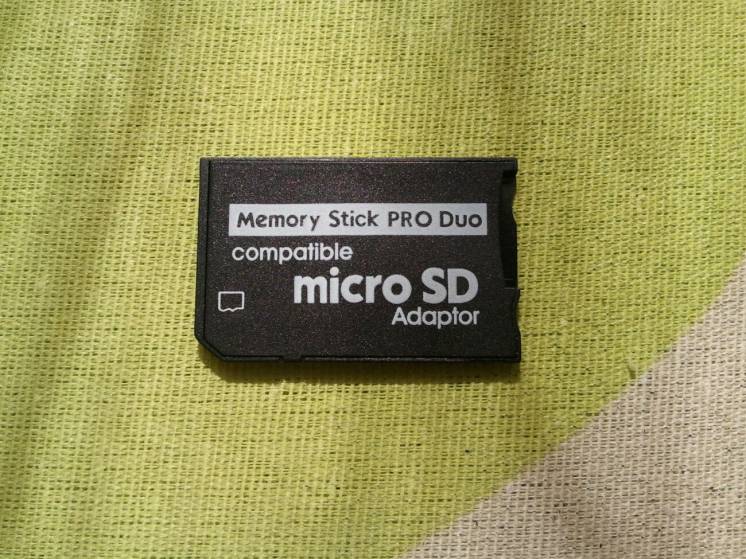 Адаптер Micro SD TF в MS Pro Duo, переходник для PSP Sony