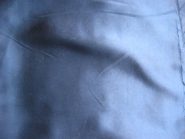 ткань атлас синий гладкий костюмный 0.5 стандарт 1.5 м. торг