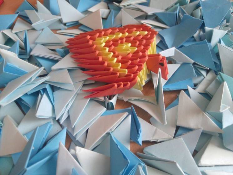 Модульное оригами (фигурка) Черепаха