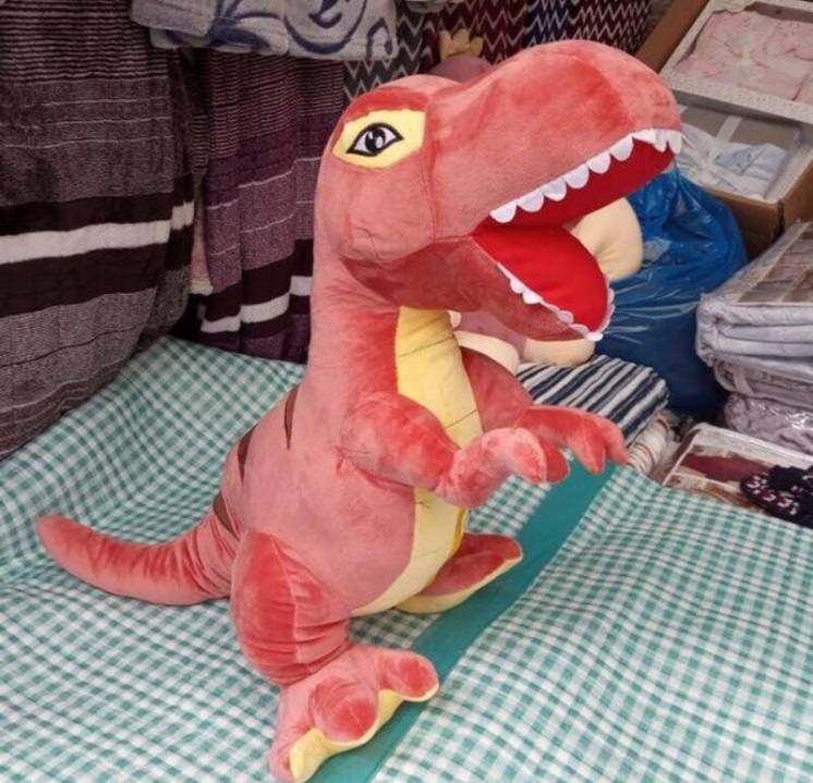 Плед - мягкая игрушка 3 в 1 (Динозавр фризовый)
