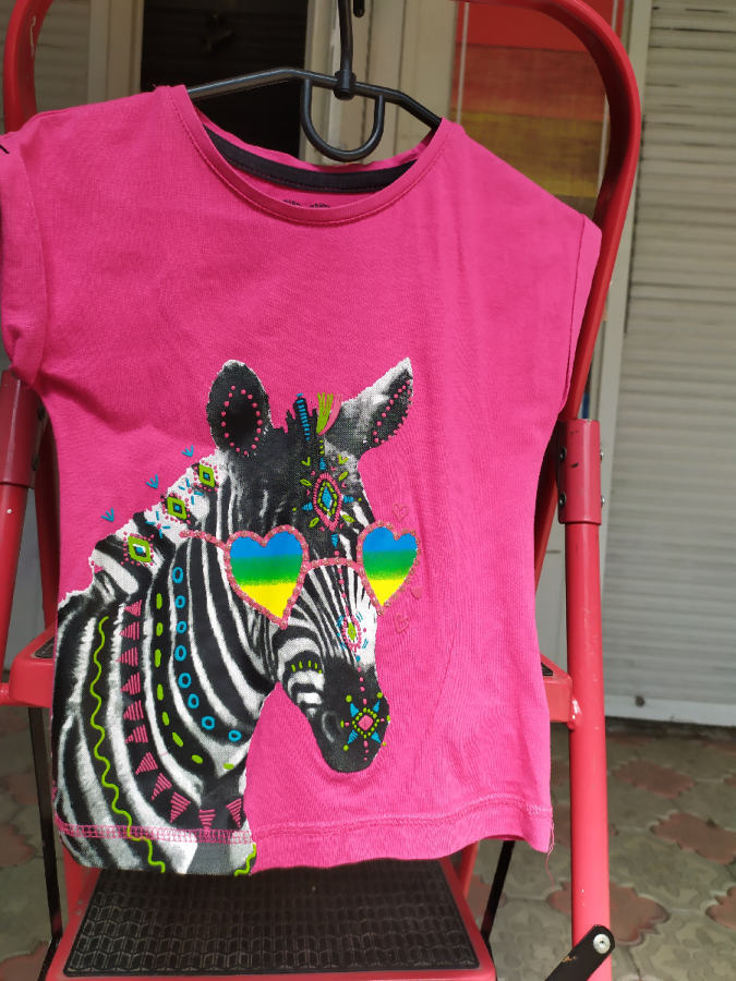 футболка Palomino зебра на 4-5