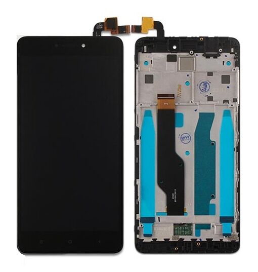 Модуль c рамкою: дисплей сенсор рамка для Xiaomi Redmi Note 4X black