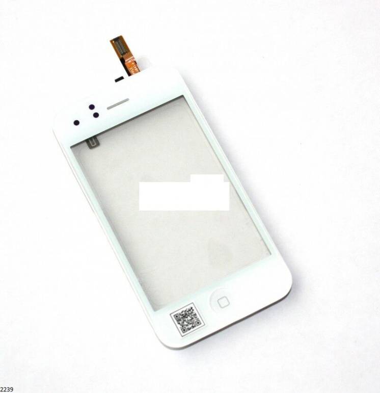 Сенсор в рамке iPhone 3G white frame+home+speaker+sensor flex