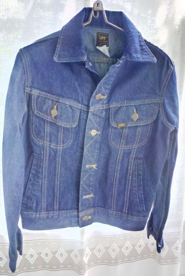 Новая винтажная джинсовая курточка LEE RIDERS 34 Made in USA 80-е