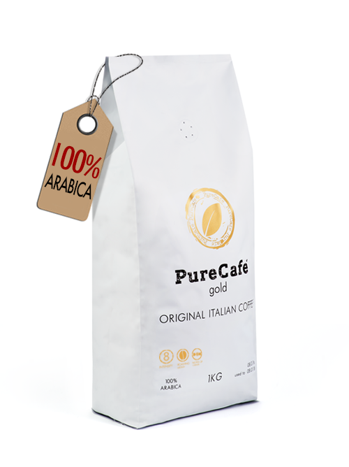 Кофе PureCafe Gold зерно 100% Арабики Италия 1кг