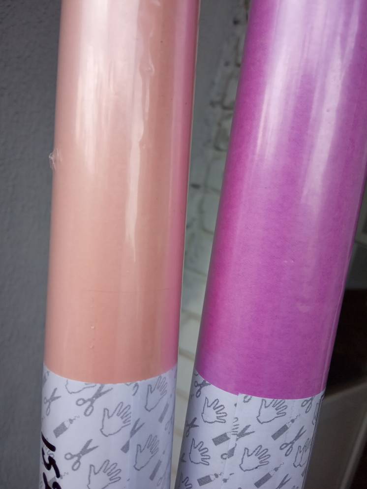 Бумага тишью персиковая и фиолетово-розовая купить