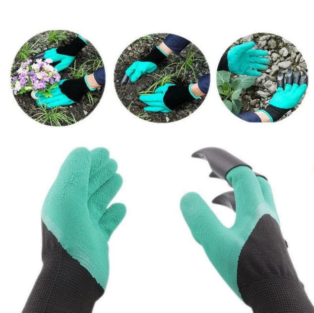 Багатофункціональні садові рукавички з кігтями GARDEN GLOVE
