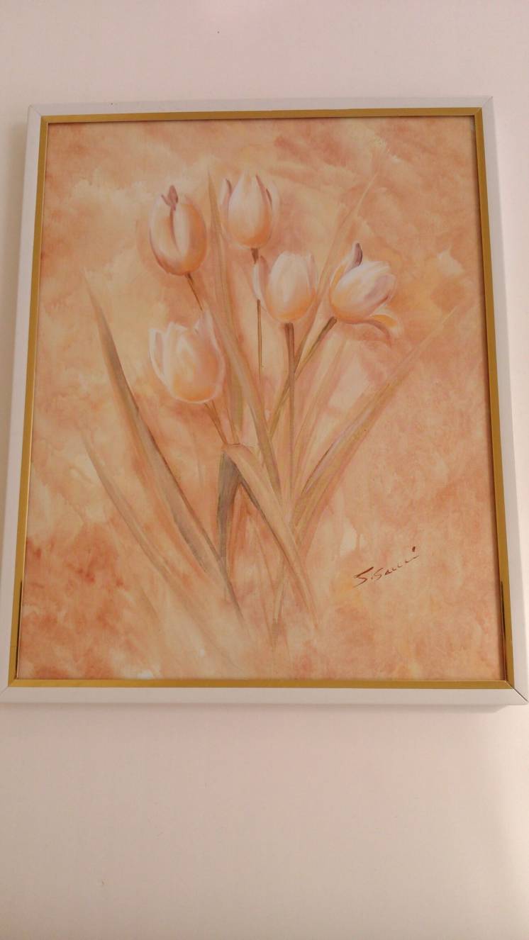 Картина репродукция 25x20,5 Тюльпаны.