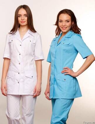 Блуза медицинская, костюм для салонов красоты, униформа
