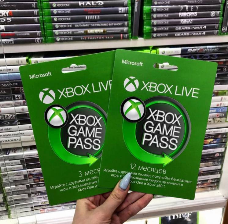 Подписка на 12 месяцев Xbox live gold, game pass ultimate