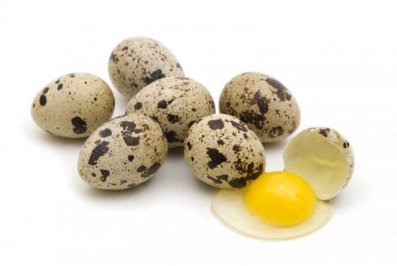Перепелиные домашние яйца
