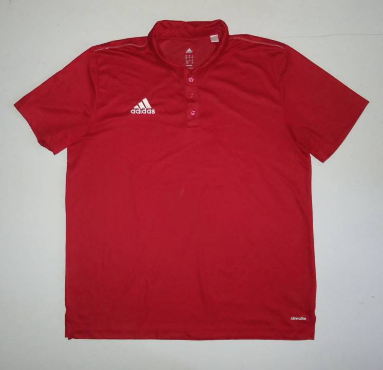 футболка  adidas  ClimaLlite темно красная (XL)