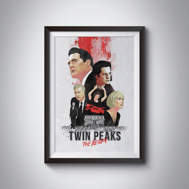 Постеры сериала Твин Пикс, Twin Peaks (Дэвид Линч)