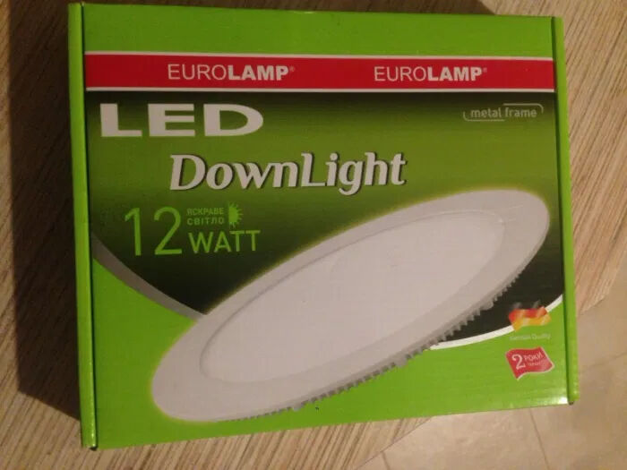 Светильник потолочный EUROLAMP LED Downlight 12W
