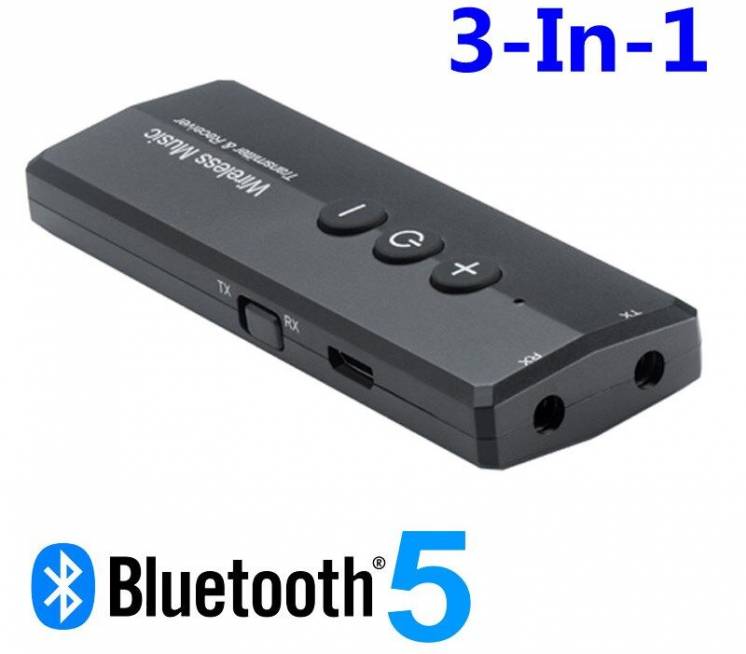 Bluetooth 5,0 адаптер аудио передатчик + приемник ZF-360 3 в 1
