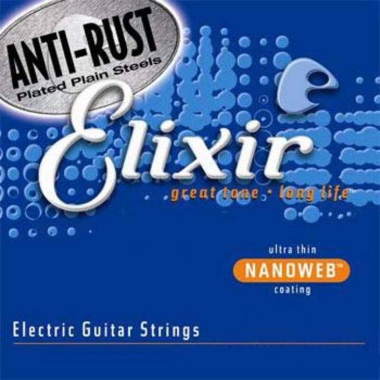 Cтруны для электрогитары Elixir Anti-Rust NanoWeb Super Light -009-042