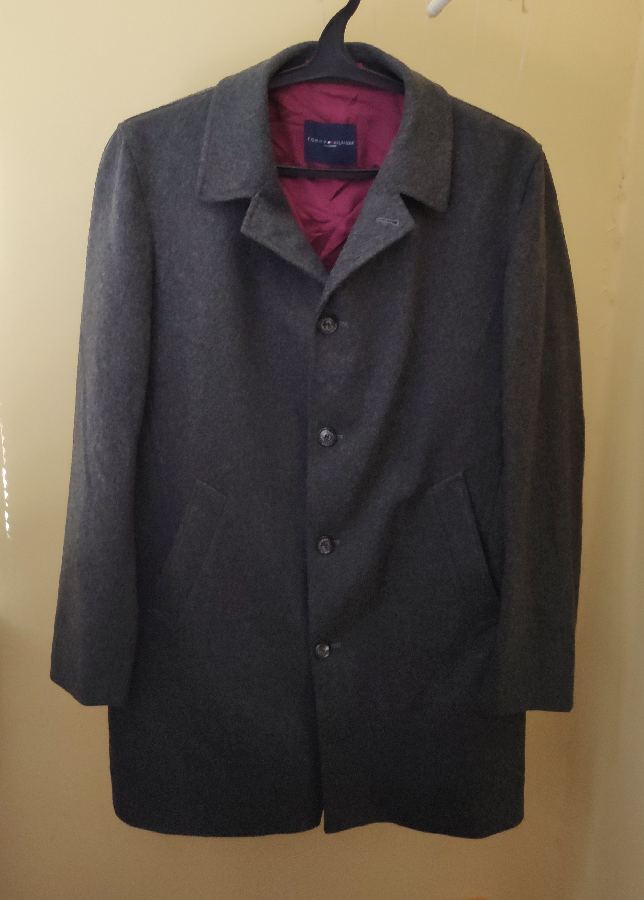 Мужское укороченное демисезонное пальто Tommy Hilfiger размер XL