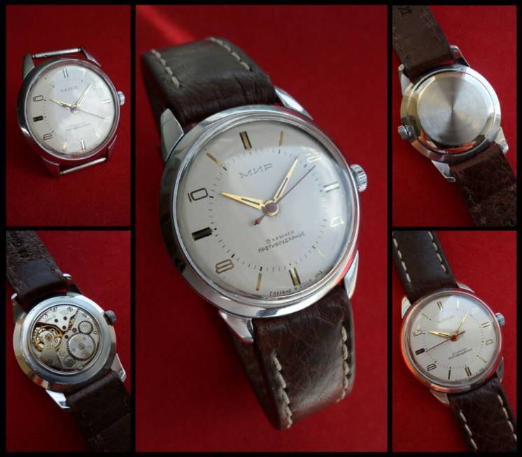 МИР-2209 СОВЕТСКИЕ часы 60-х. мужские, МЕХАНИКА,  коллекционные