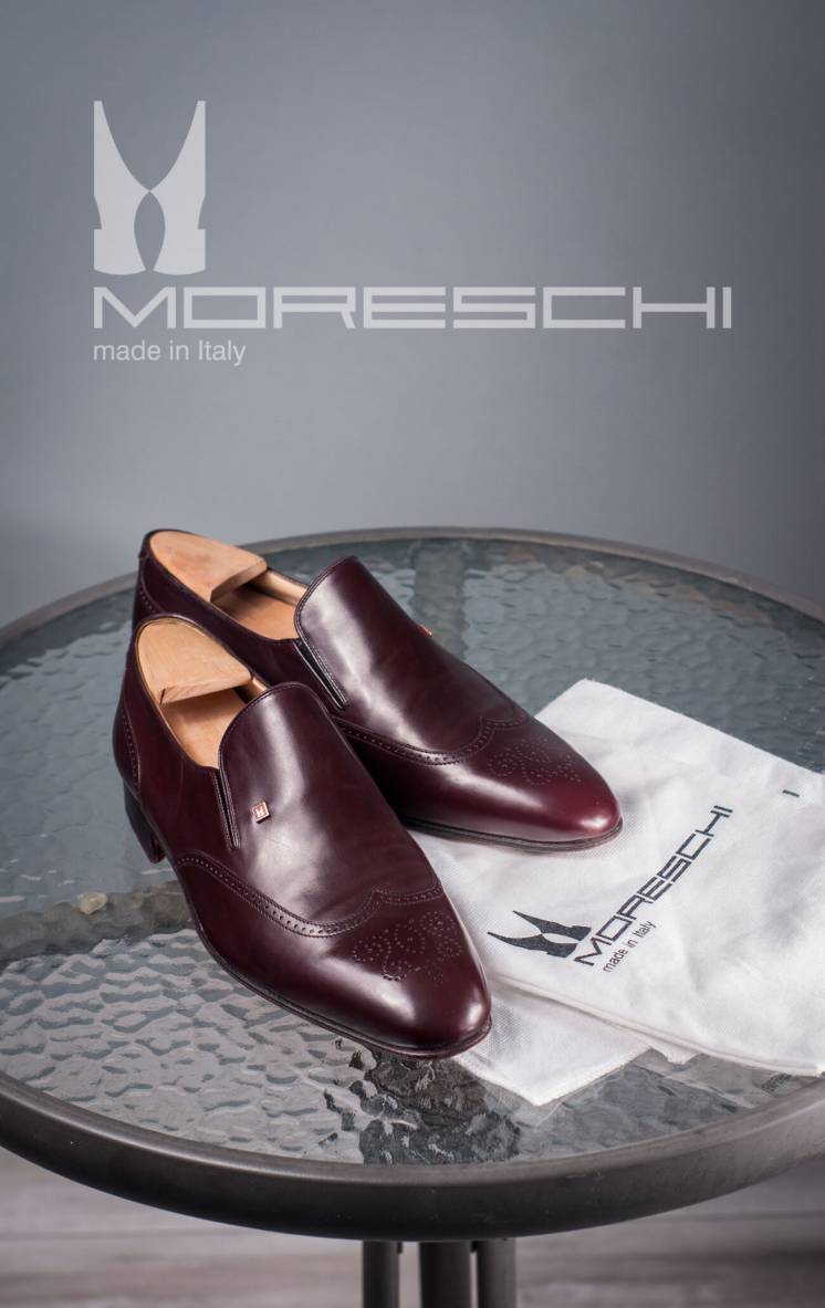 Лоферы люкс класса Moreschi, Италия 43,5 размер мужские мокасины туфли