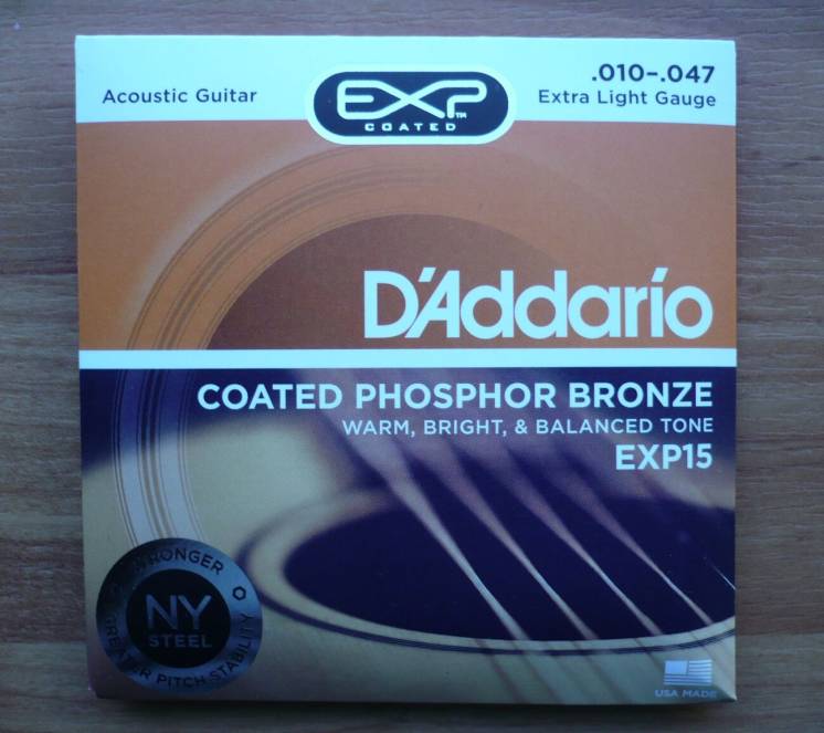 Daddario EXP acoustic струны для акустической гитары