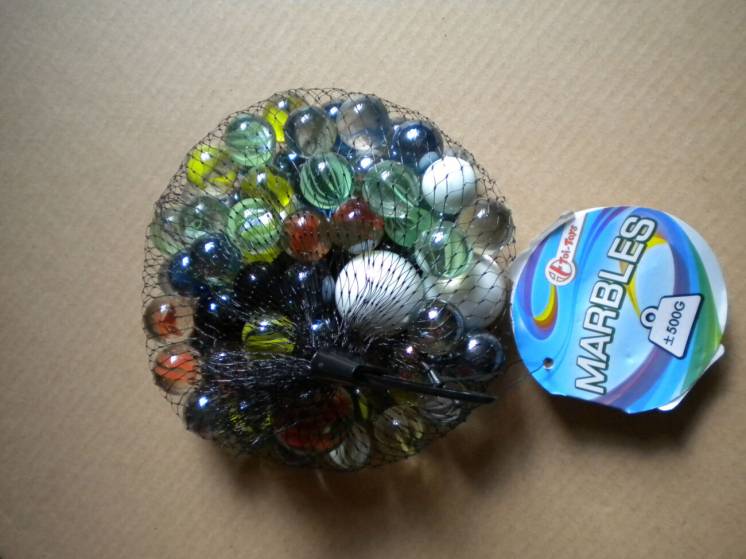Скляні кульки кулі Toi-toys 0,5 кг стеклянные шарики шары