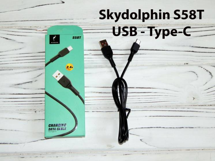 USB Кабель Skydolphin S58T Cable Micro USB Type-C