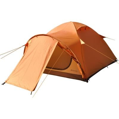 Палатка Для Пеших Походов!!! Четырехместная Оранжевая Палатка!!