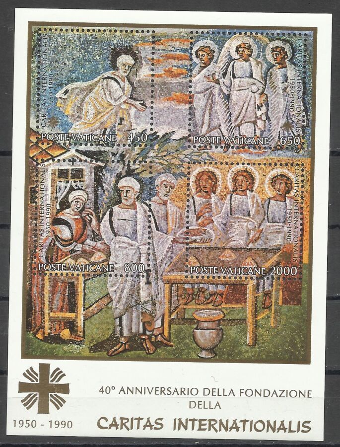 Продам марки Ватикана 1990 (Блок)